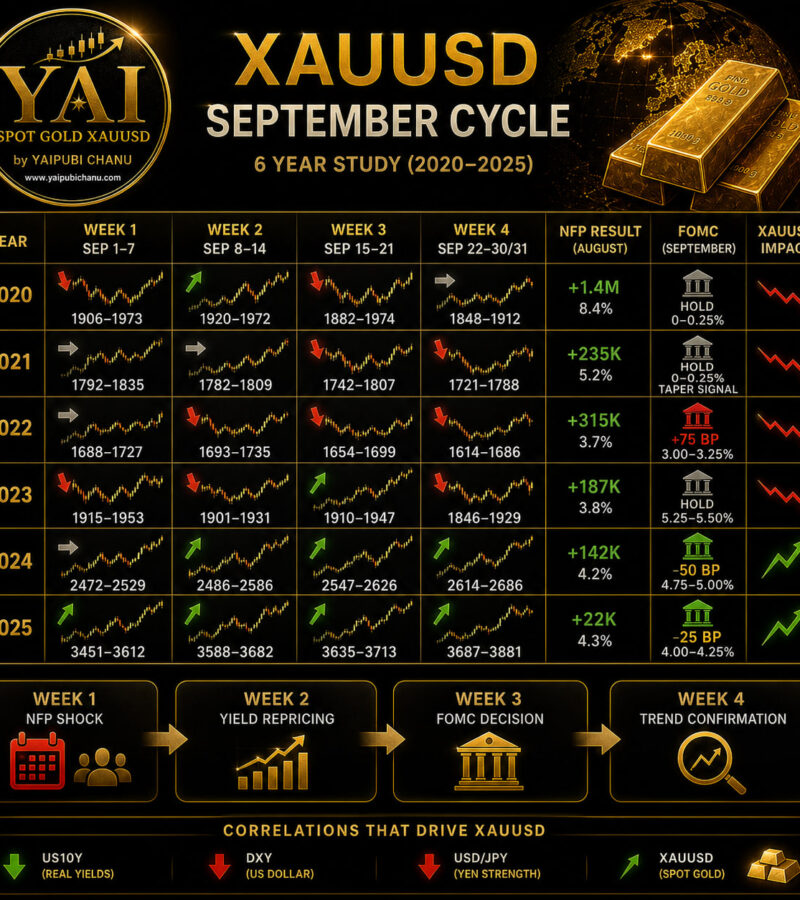 XAU/USD September Cycle by Yaipubi Chanu